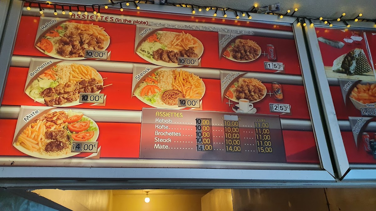 Menu Efes Zilan Kebab Beaune-10