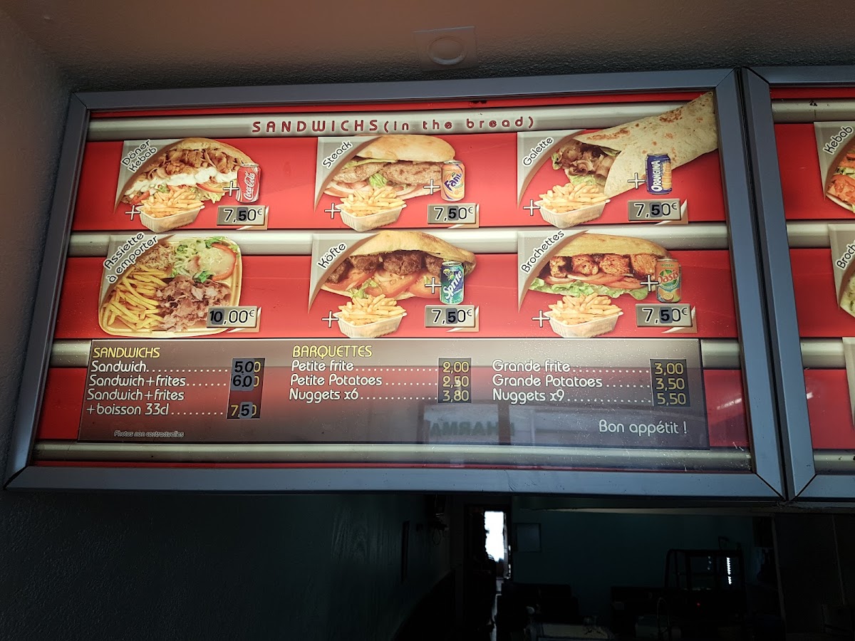 Menu Efes Zilan Kebab Beaune-9